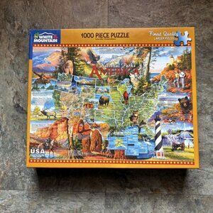 White Mountain Puzzle, National Parks America, 1000 pieces